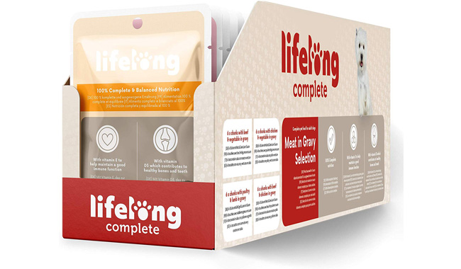 Amazon Brand - Lifelong Complete Pet Food For Adult Dogs