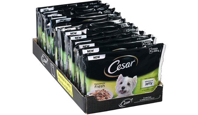 Cesar Deliciously Fresh, Wet Dog Food for Adult Dogs