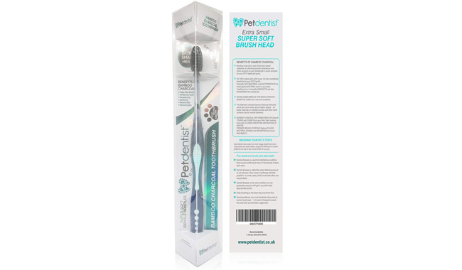 Petdentist Premium Charcoal Cat Toothbrush
