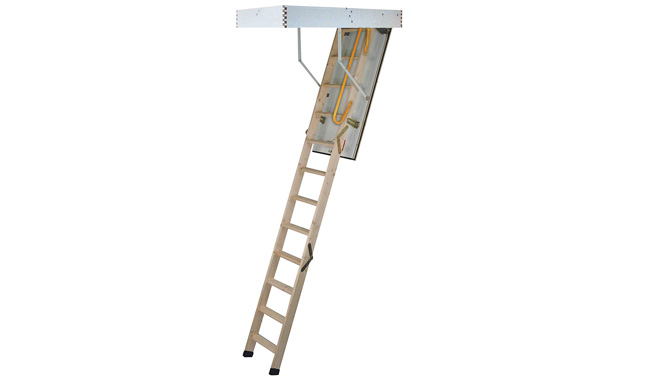 TB Davies 3-Section Wooden Loft Ladder