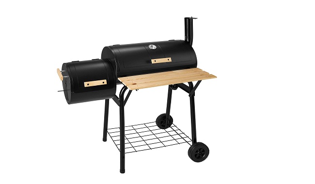 TecTake BBQ Charcoal barbecue smoker with heat indicator