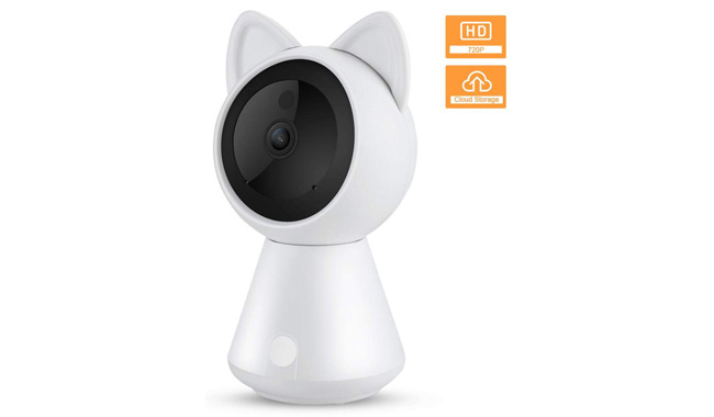 Cloud Cute Cat Smart Wi-Fi Camera,720P HD
