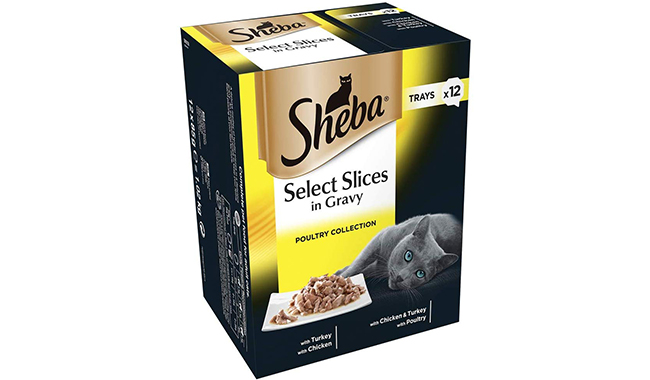 Sheba select slices gravy cat food