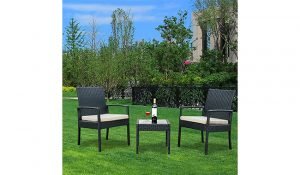 YOUKE Rattan Wicker Garden Furniture Set