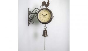 About Time Bracket Mounted Garden Outdoor Clock