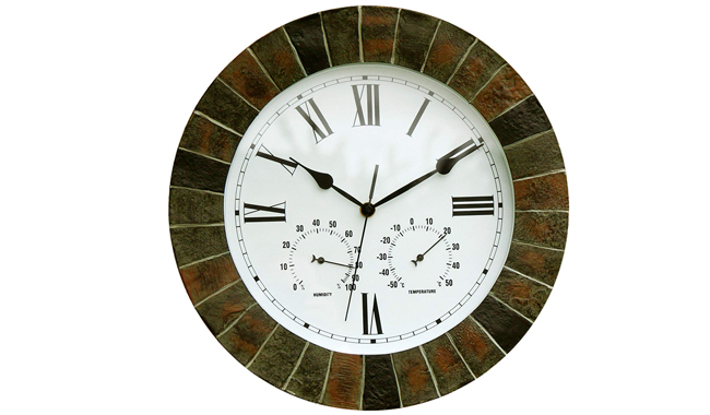 About Time Garden Outdoor Wall Clock