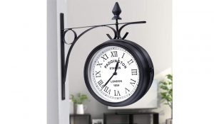 Costway Double Sided Wall Clock