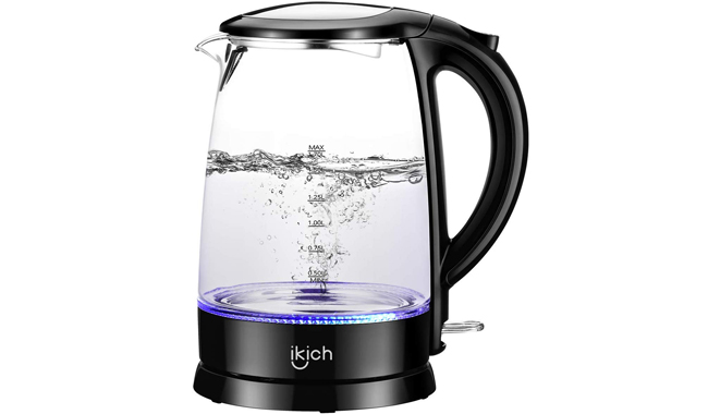 iKich Glass Electric Kettle