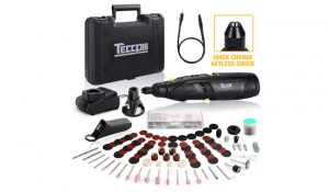 TECCPO TDRT03P 12V Cordless Rotary Tool