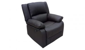 Home Detail Real Leather Reclining Lounge Armchair