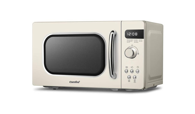 COMFEE' Retro Style CM-M202RAF Cream Microwave Oven