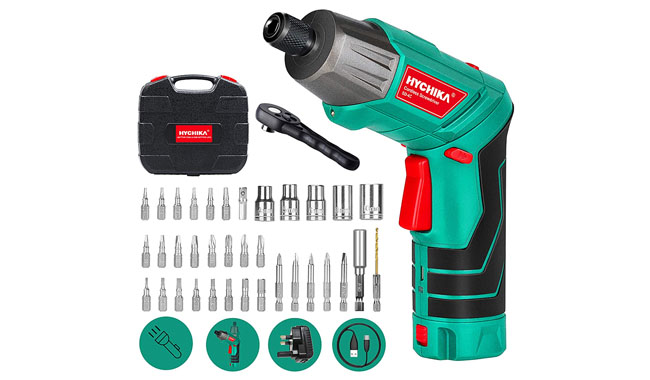HYCHIKA Electric Cordless Screwdriver