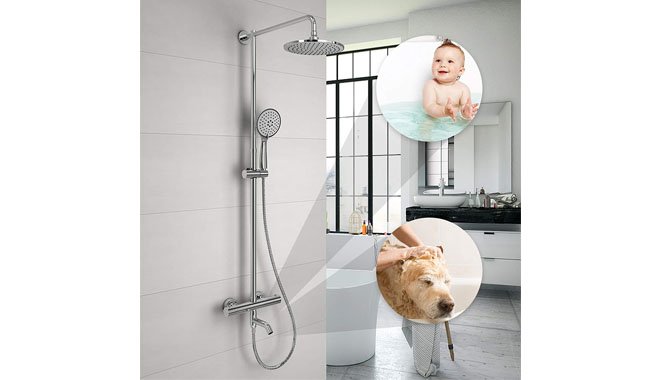 Hausbath BT006-CR-UK Thermostatic Mixer Shower