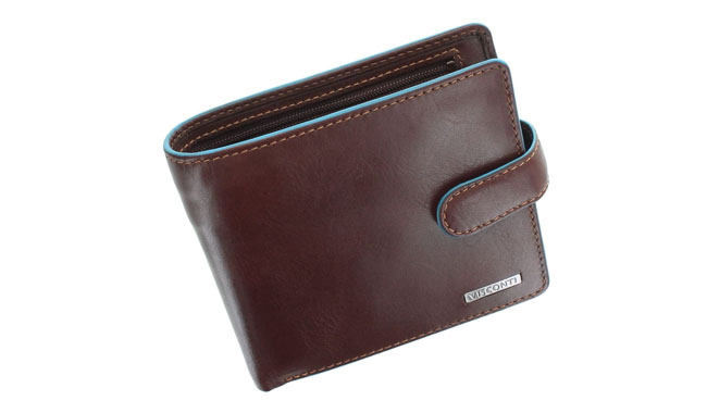 Visconti Bi-Fold Leather Wallet
